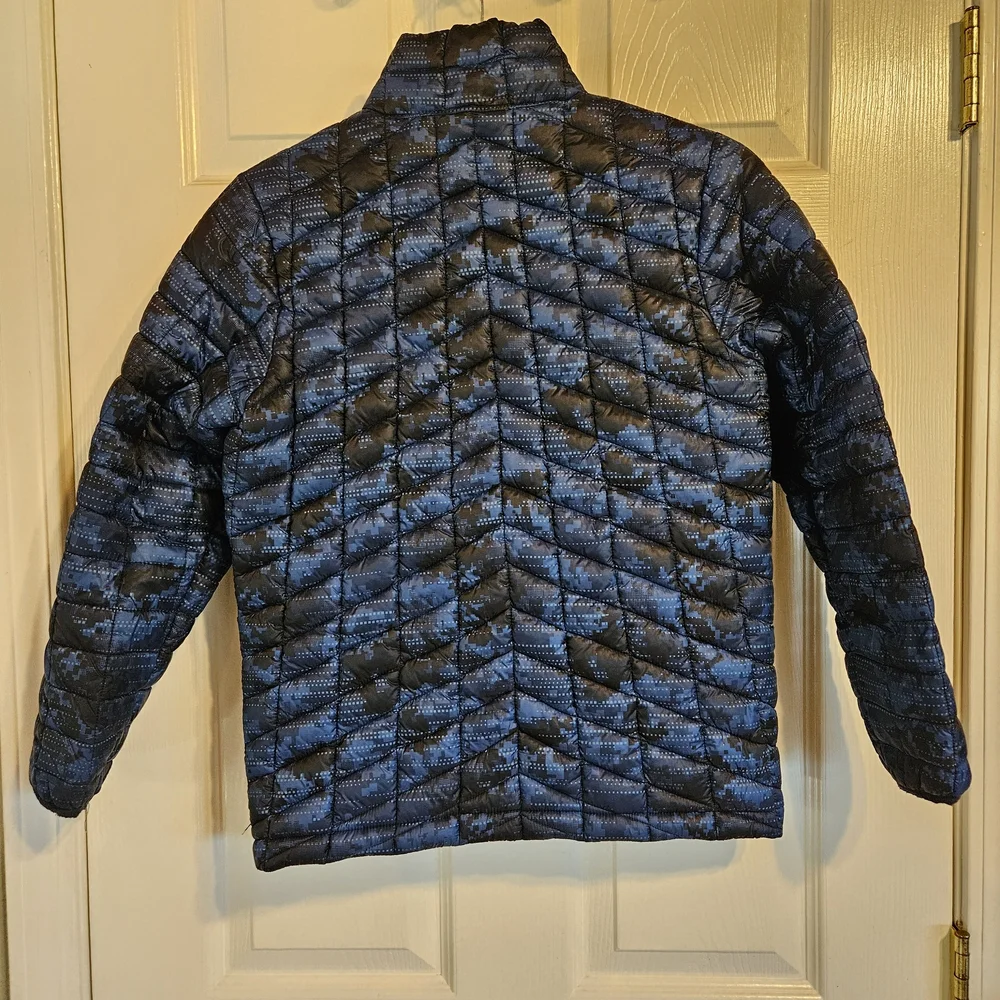 Snozu Kids Navy and Yellow Puffer Jacket
